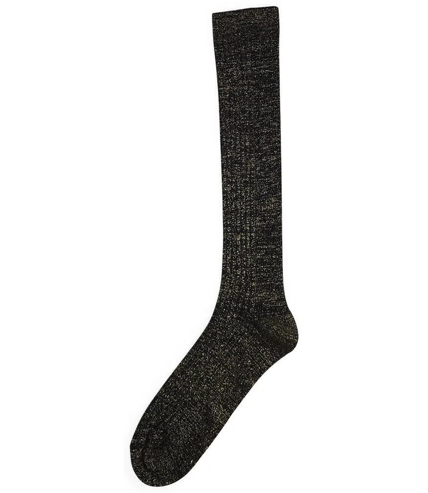 Alto Milano Black Gold Donna Long Socks