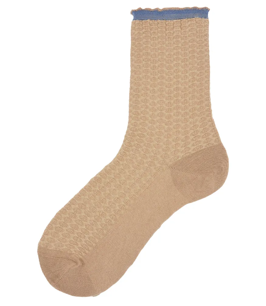 Alto Milano Sand Gilma Short Socks