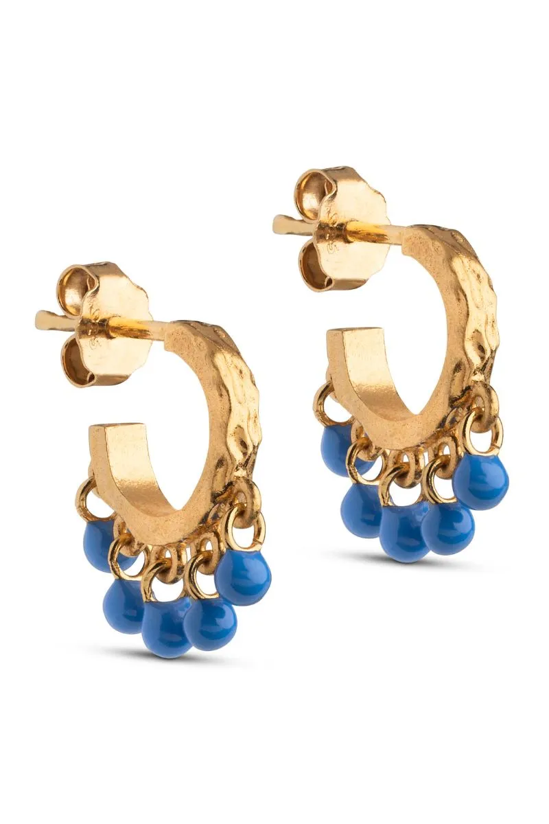 Astrid | Cornflower | Earrings fra Enamel