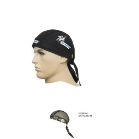 BANDANA CUFFIA SOTTOCASCO PER SALDATORE WELDAS DOO RAG Arc Knight ignifuga nera