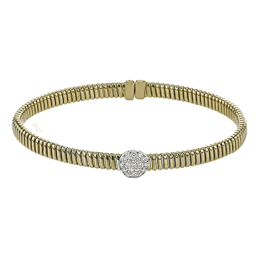 Bangle in 18k Gold with Diamonds