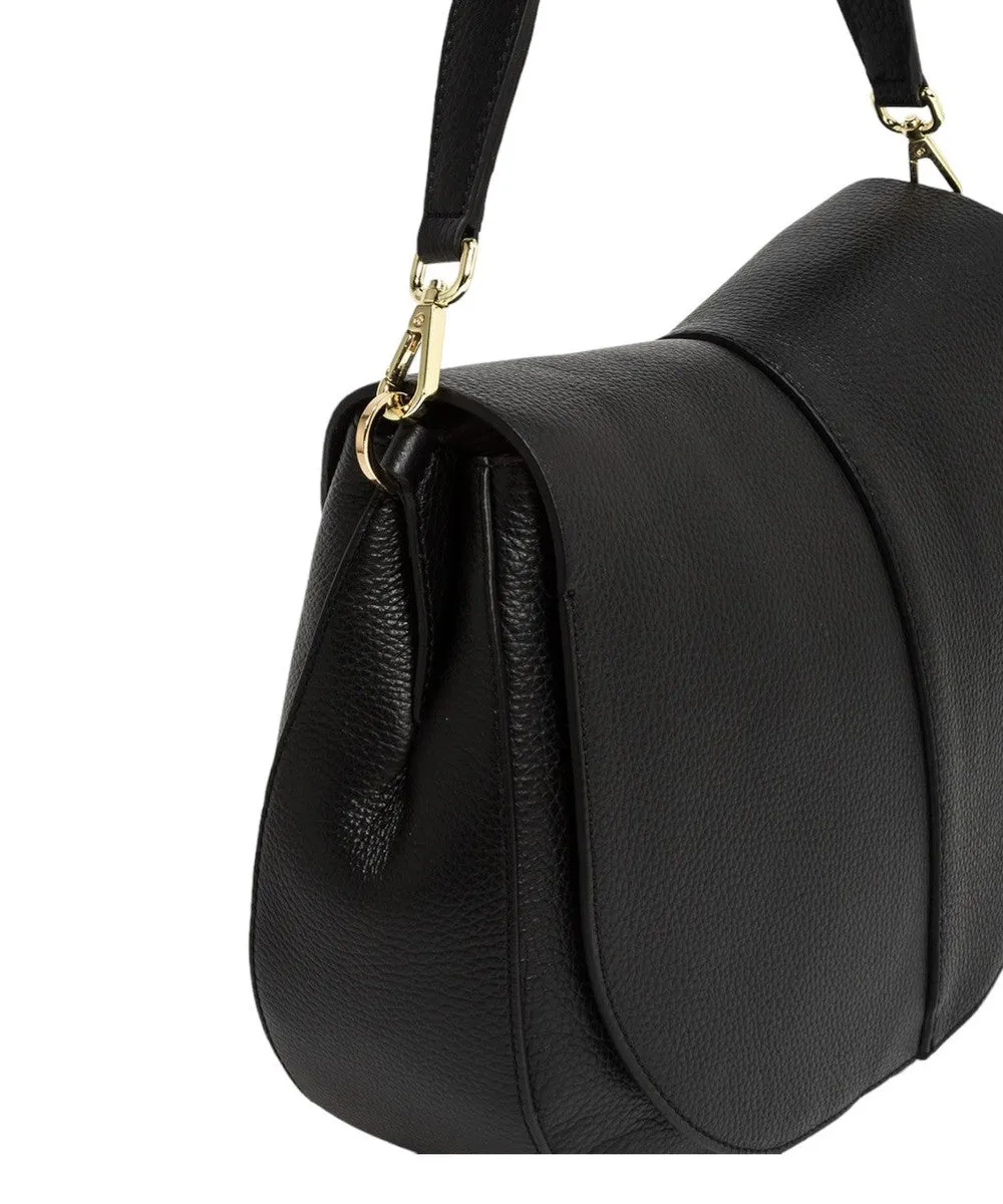 Borsa Helena Round in Pelle Martellata