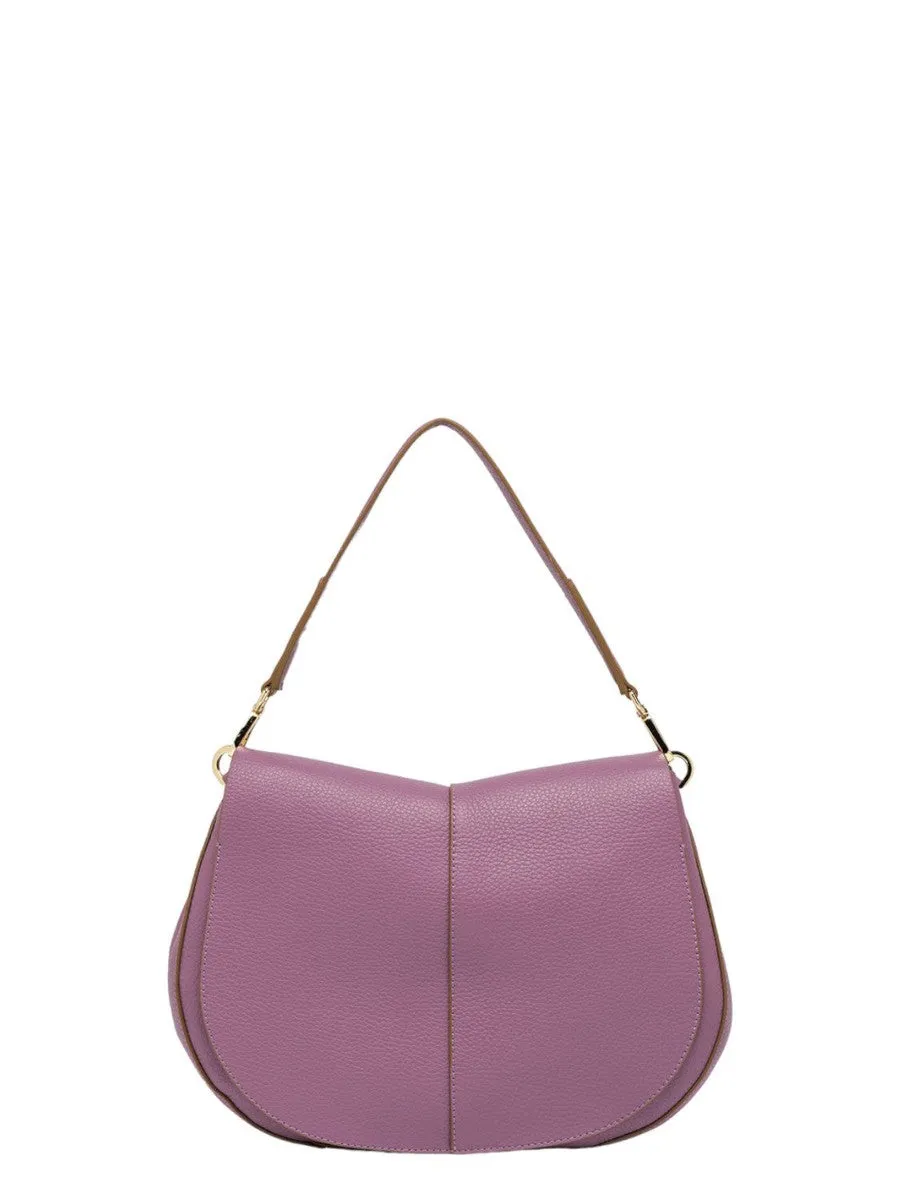 Borsa Helena Round in Pelle Martellata