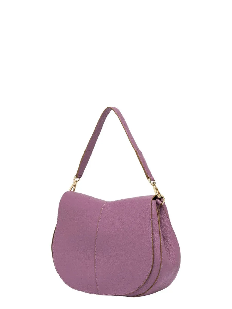 Borsa Helena Round in Pelle Martellata