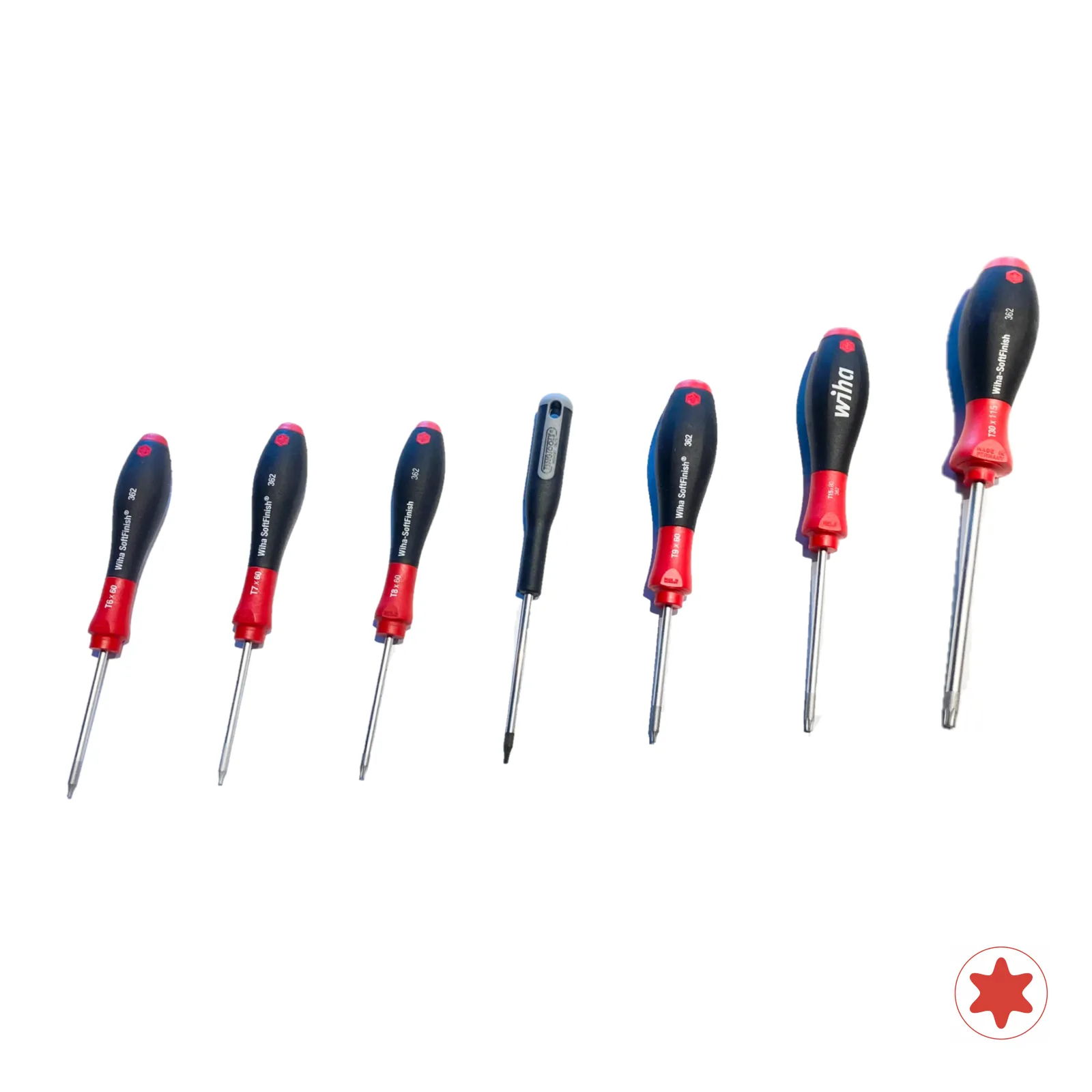 Cacciavite testa TORX 7 modelli disponibili dalla misura 6 alla 30