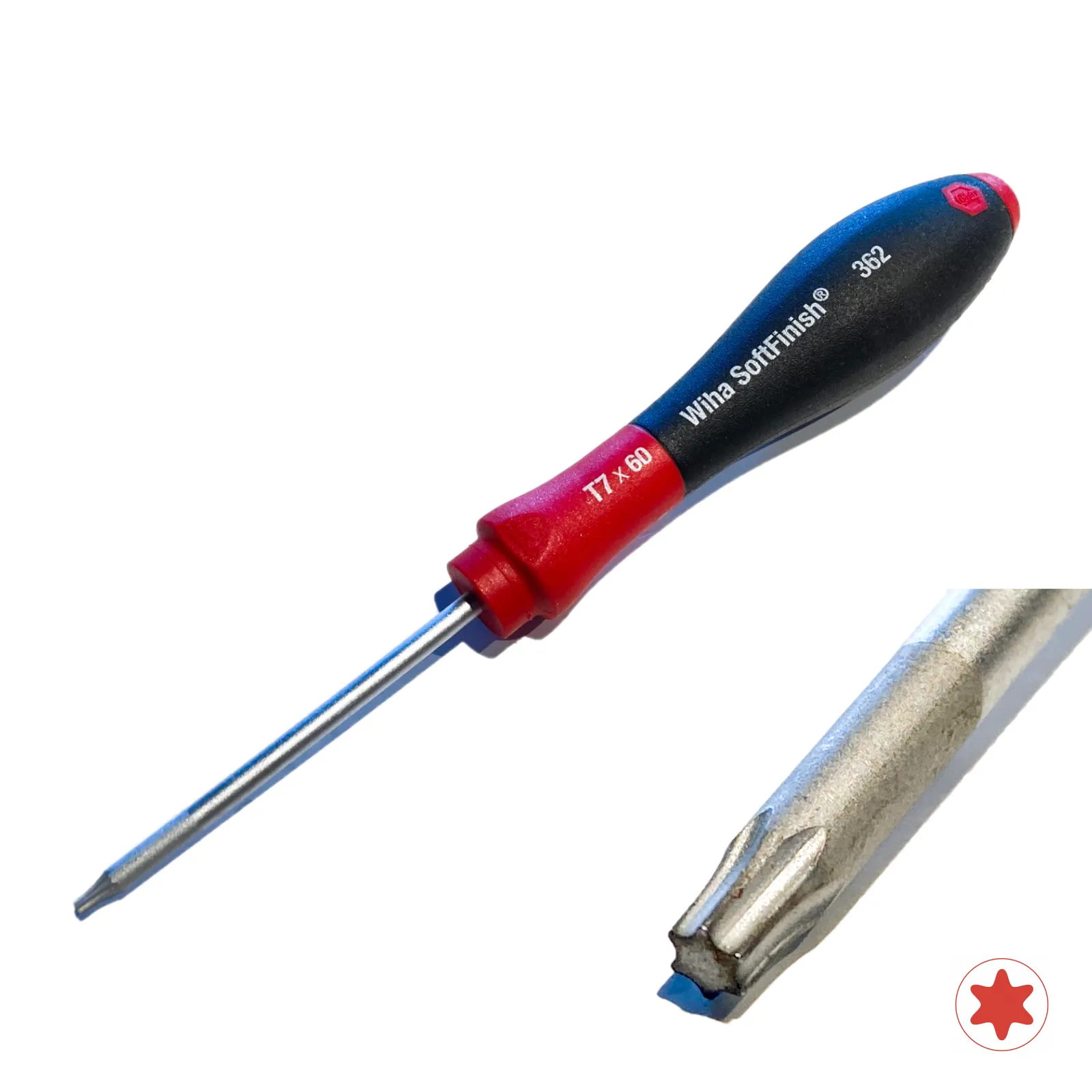 Cacciavite testa TORX 7 modelli disponibili dalla misura 6 alla 30