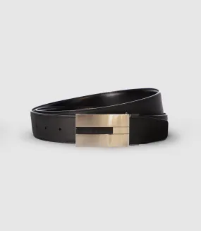 Ceinture avec gravure noire