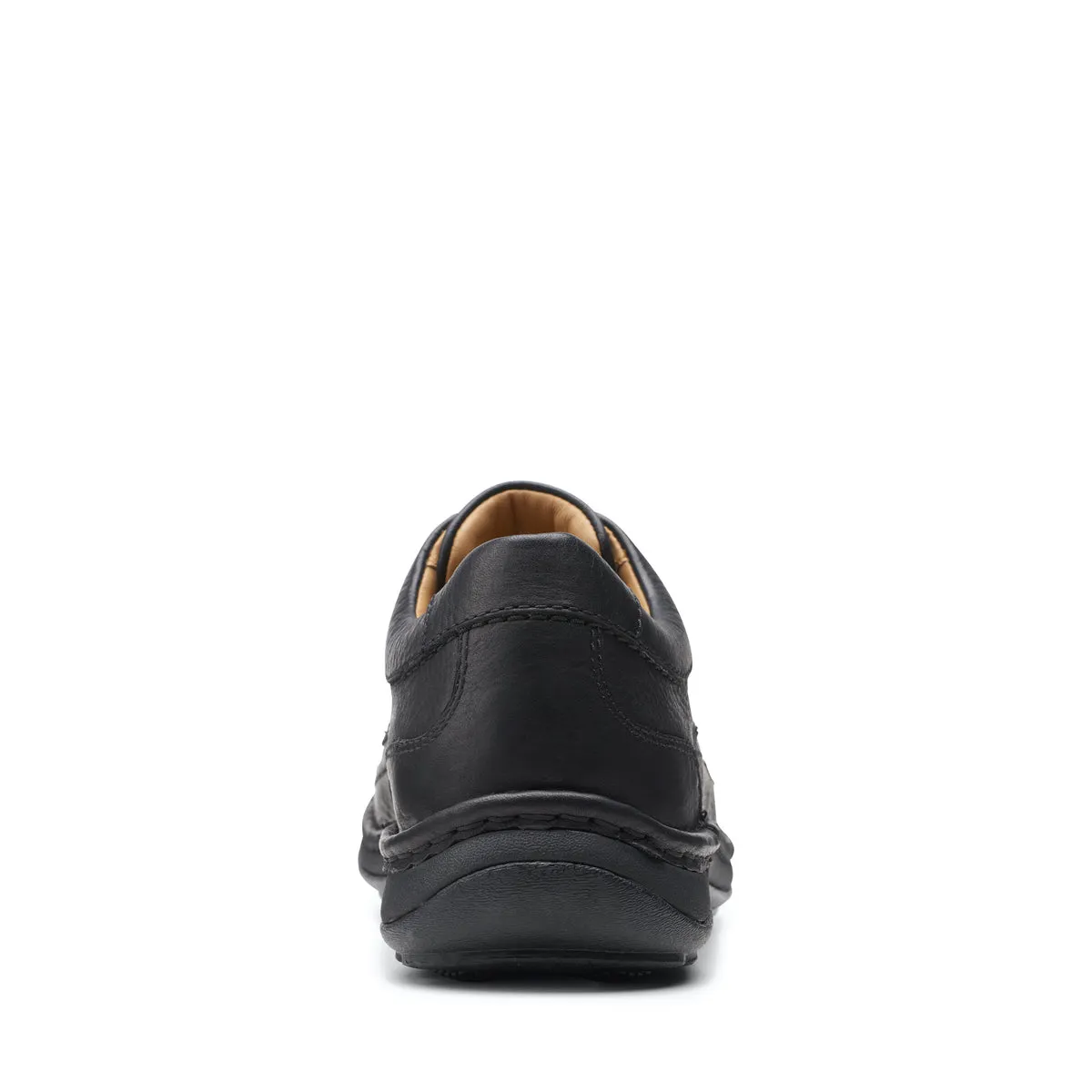 CLARKS | ZAPATOS DERBY HOMBRE | NATURE THREE BLACK LEATHER | NEGRO