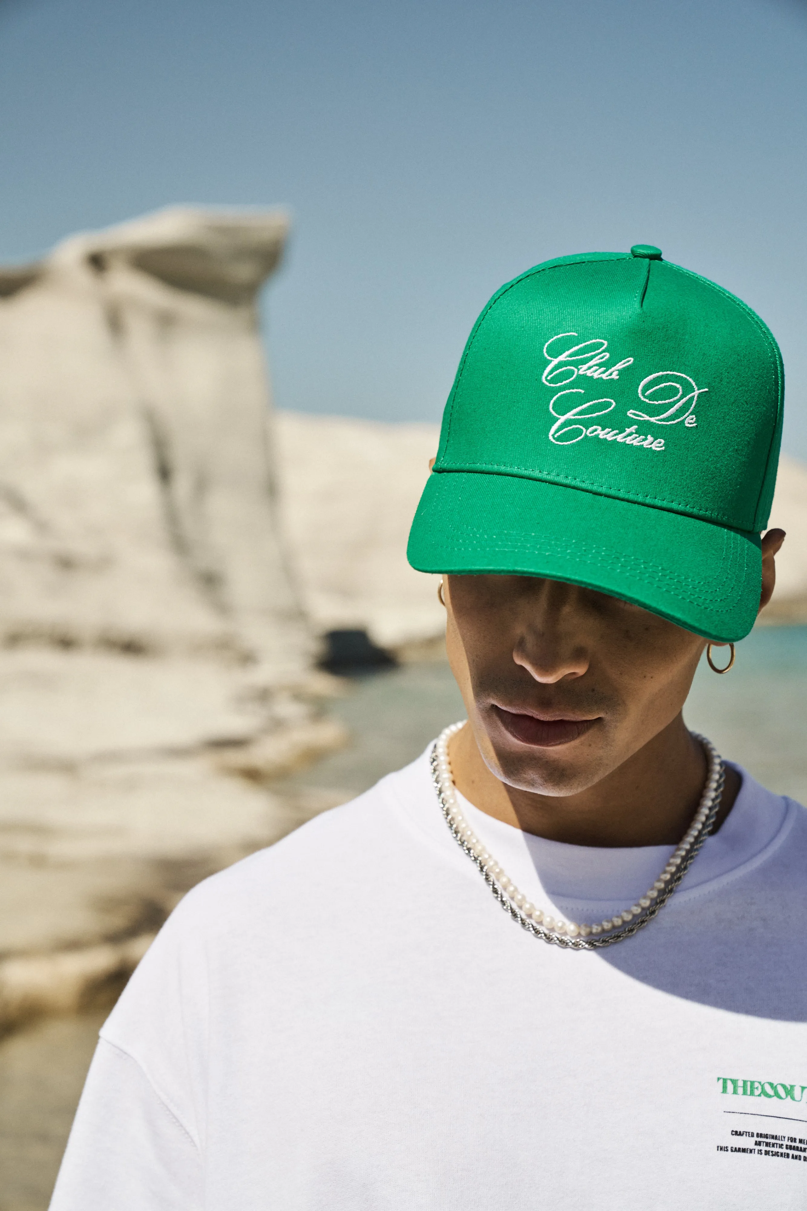 CLUB DE COUTURE SCRIPT CAP - GREEN