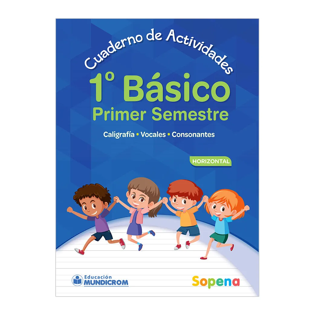 CUADERNO DE CALIGRAFIA 1 BASICO 1 SEMESTRE HORIZONTAL