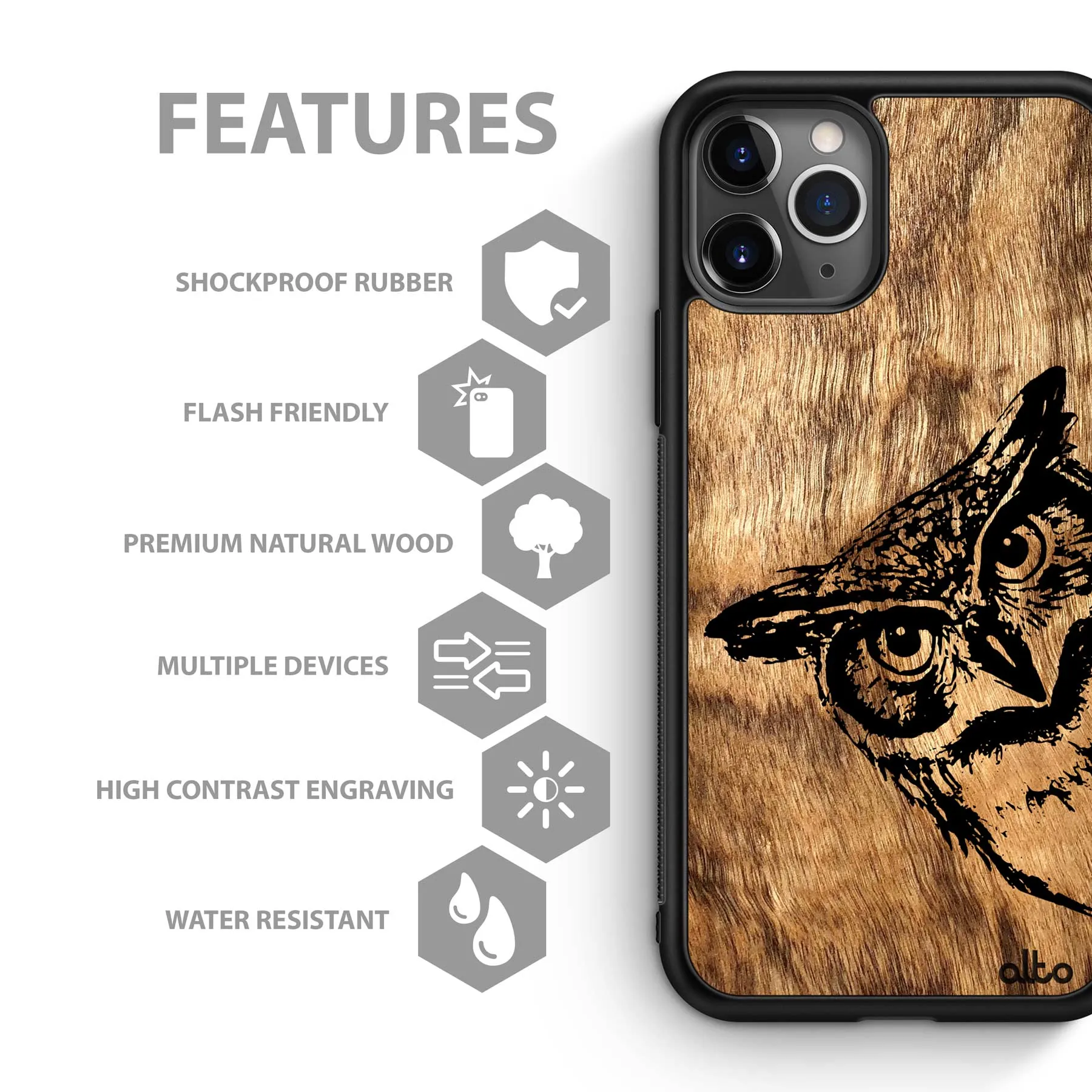 Custom Case Designer for Engraved Wood Phone Cases