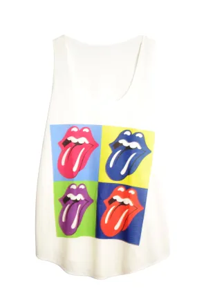 Débardeur rolling stones pop art