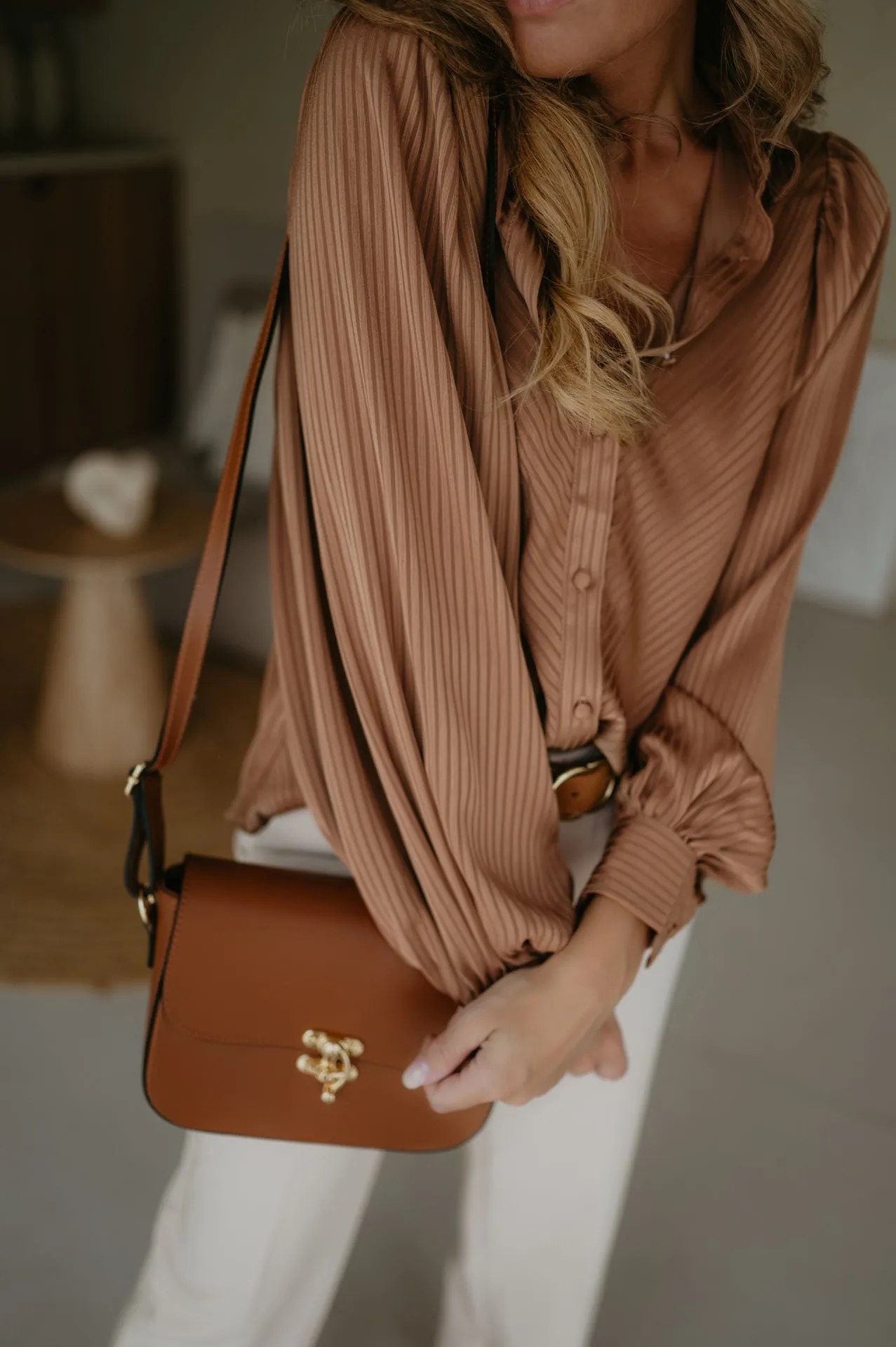 Escono blouse I Camel