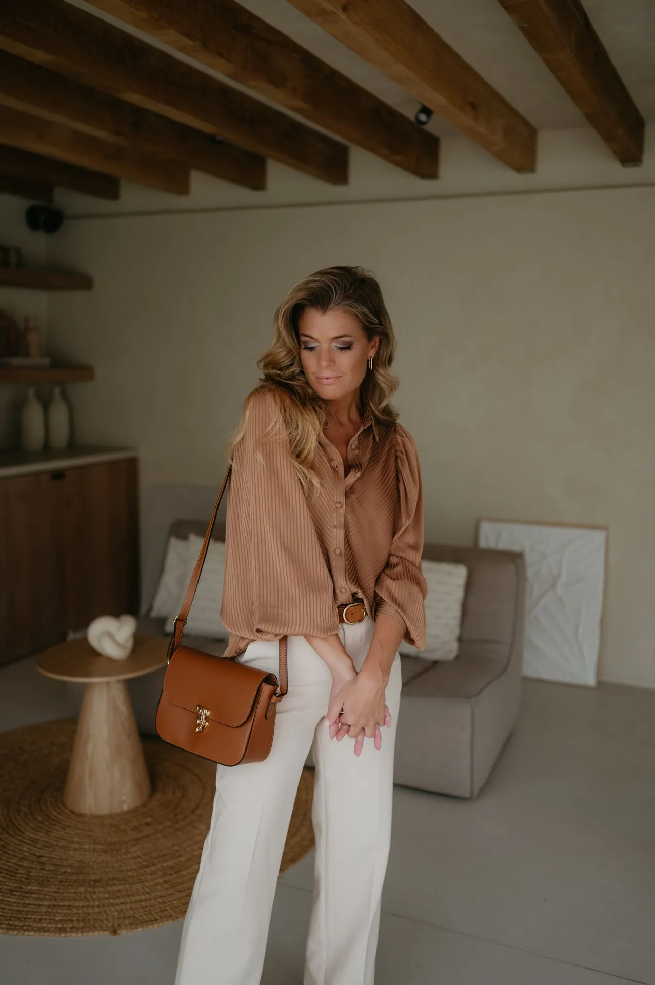 Escono blouse I Camel