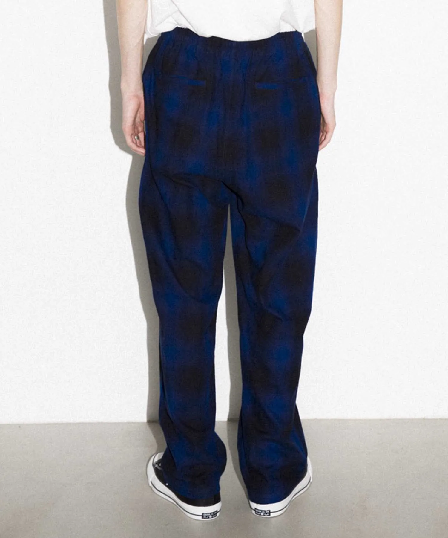 HOMBRE PLAID EASY TYPE PANT