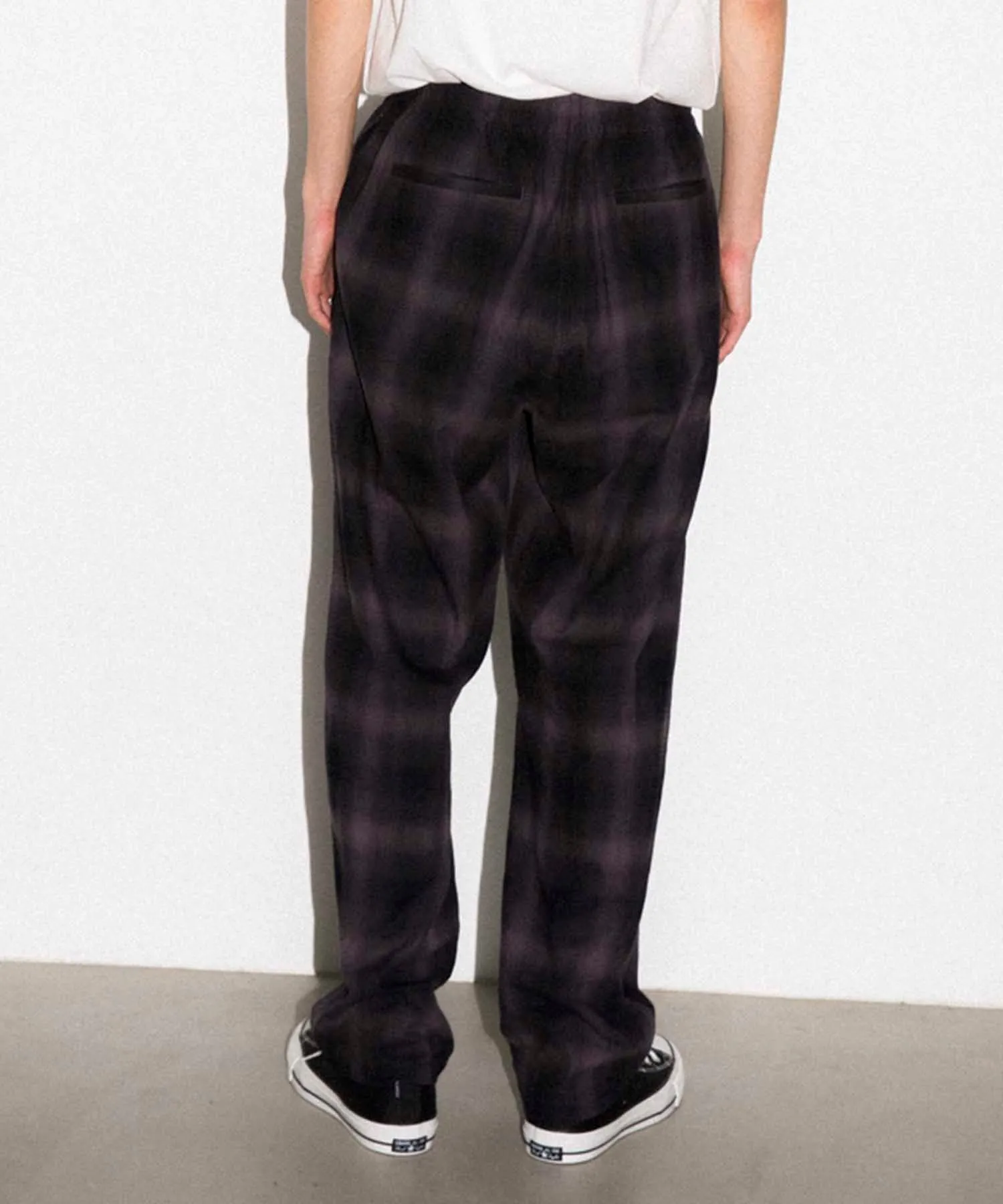 HOMBRE PLAID EASY TYPE PANT