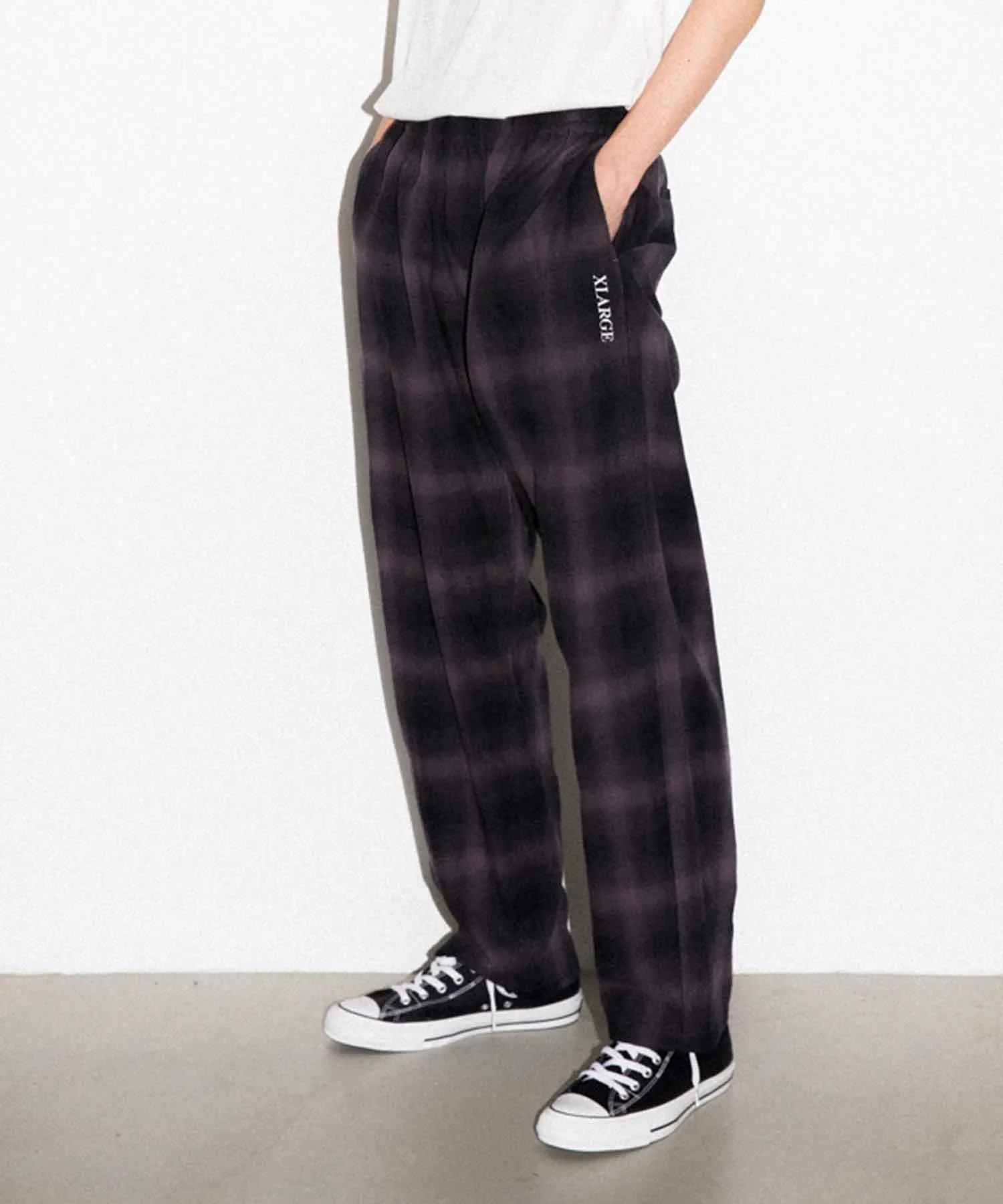 HOMBRE PLAID EASY TYPE PANT