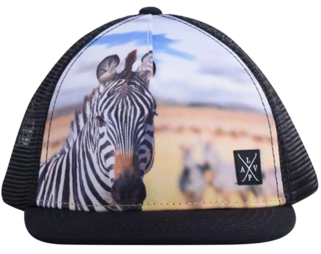 L&P Jungle Zebra Mesh Snapback Kids