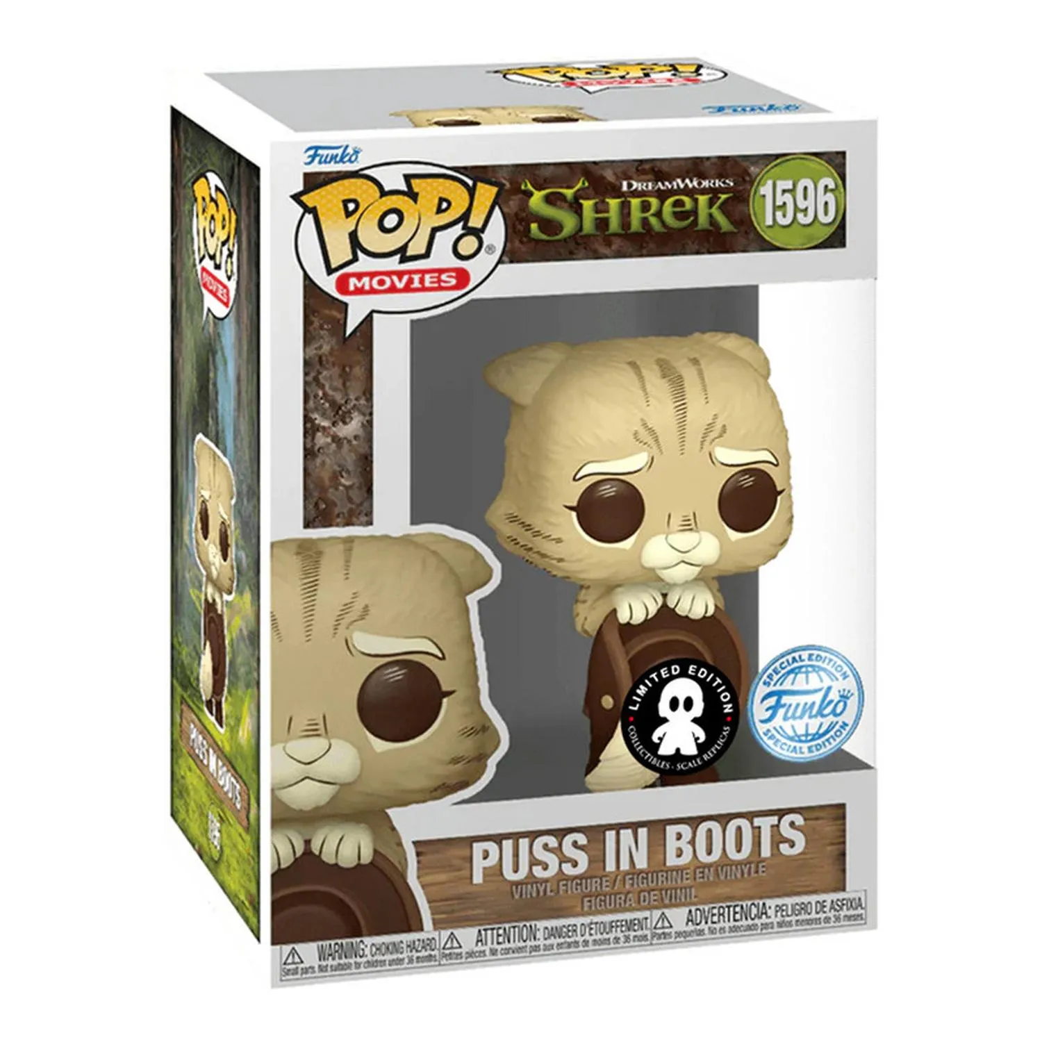 New Arrival Funko Pop Gato Con Botas 1596 Special Edition Exclusivo Shrek