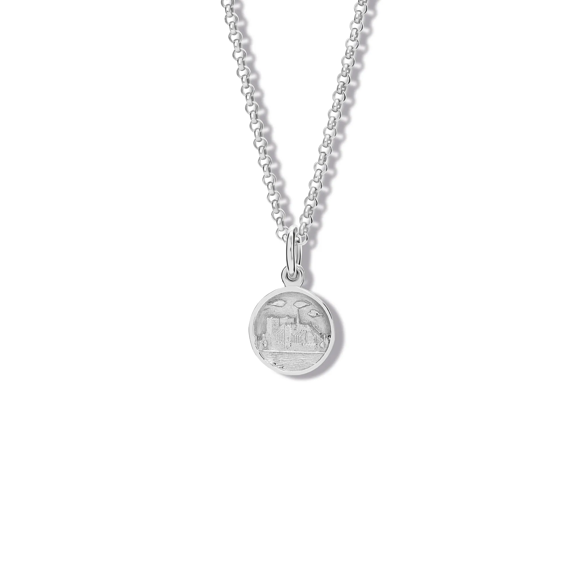 Notre Dame Necklace Pendant Silver