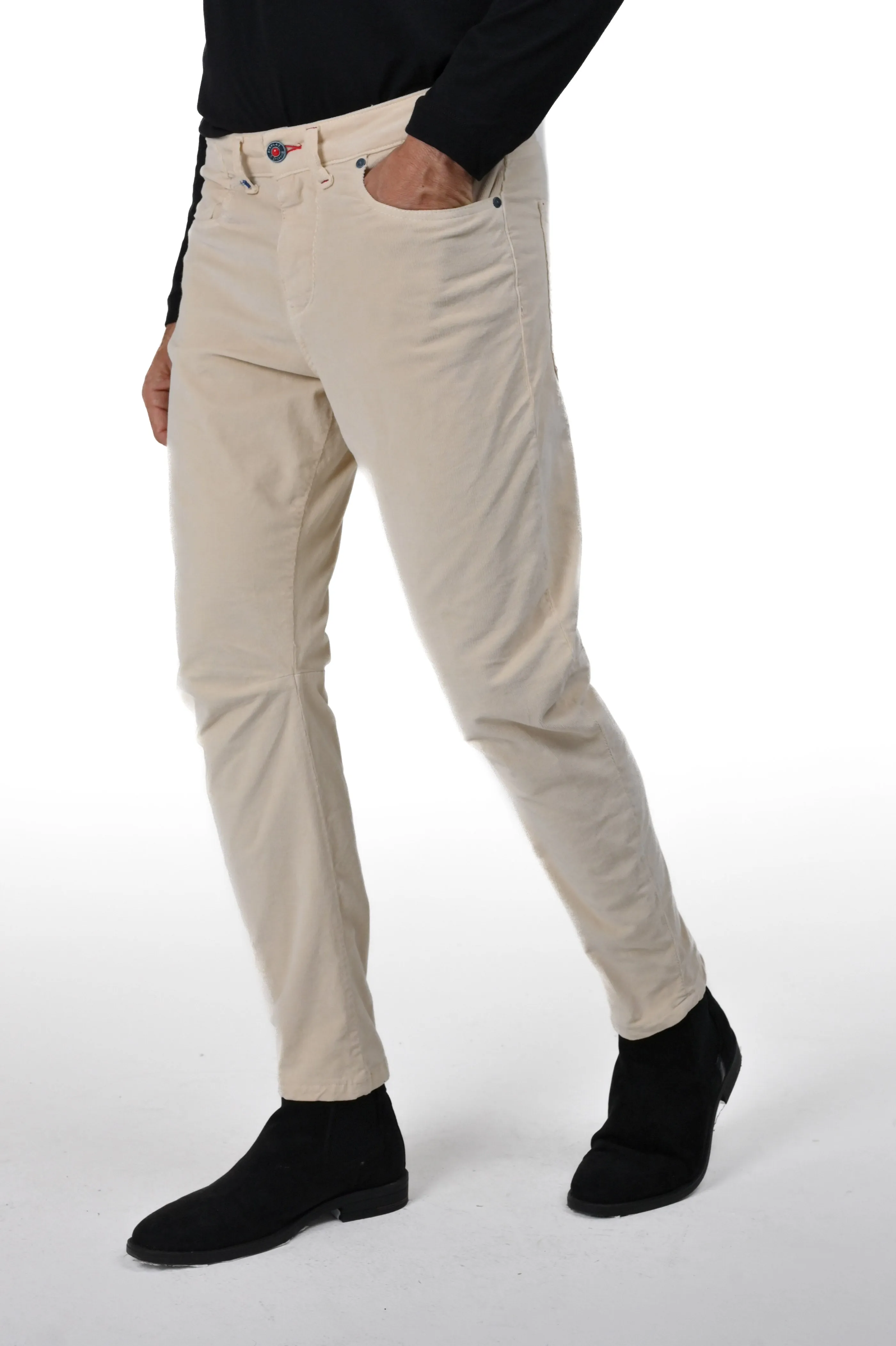 Pantaloni velluto uomo tapered fit AI 6924 - Displaj