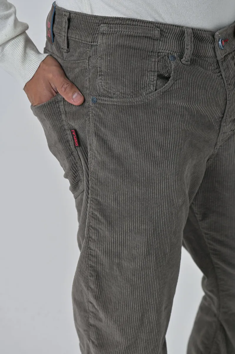 Pantaloni velluto uomo tapered fit AI 6924 - Displaj