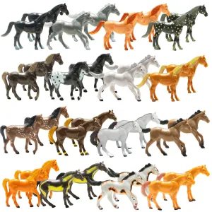 Plastic Horses Party Favors, 32 Count