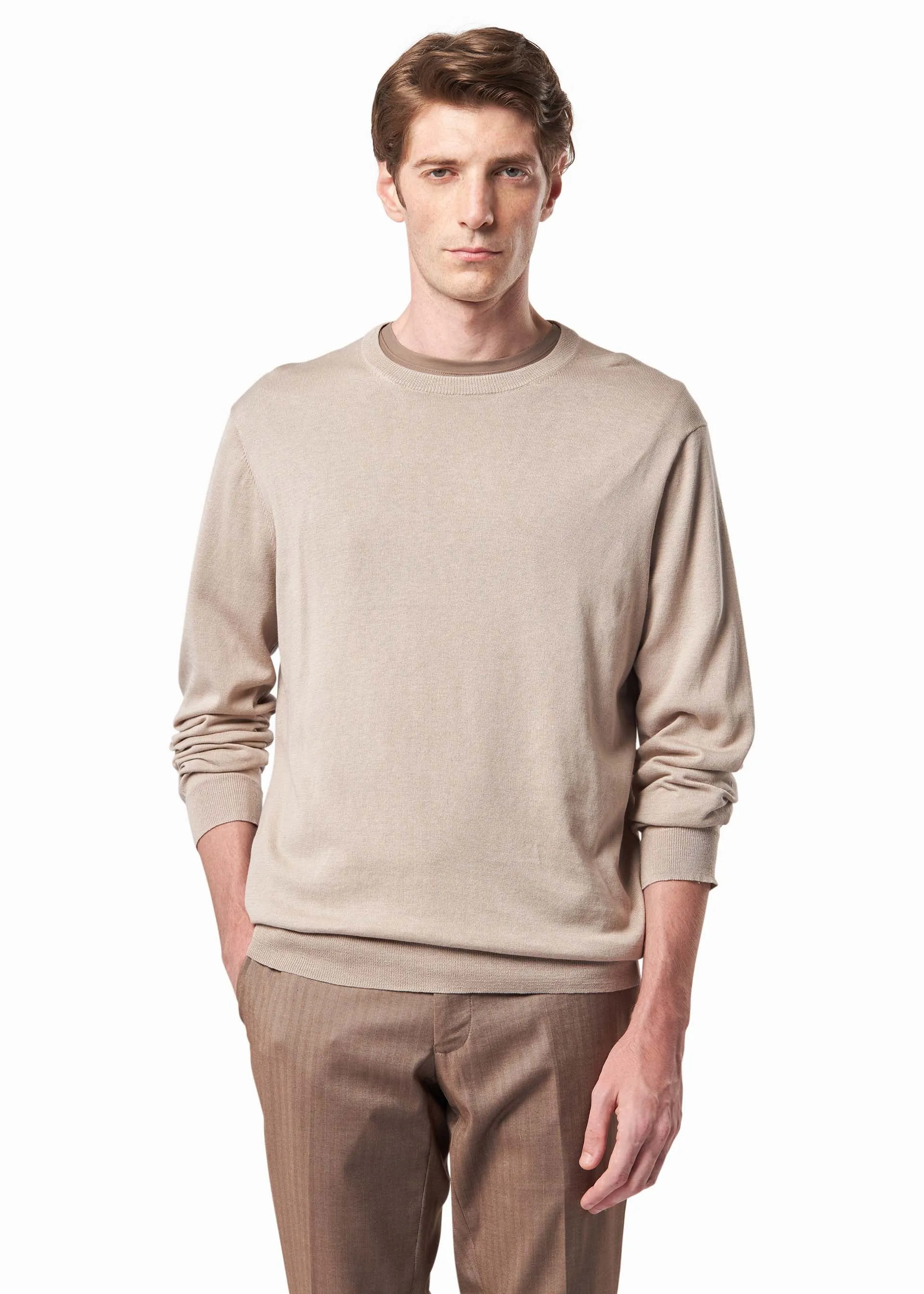 Pullover in seta