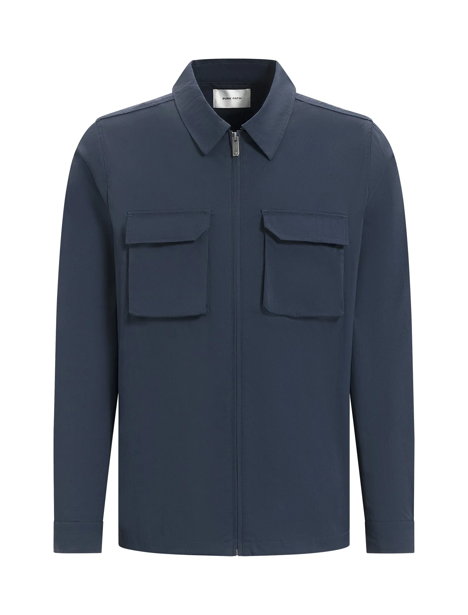 Pure Path Overshirt Blauw