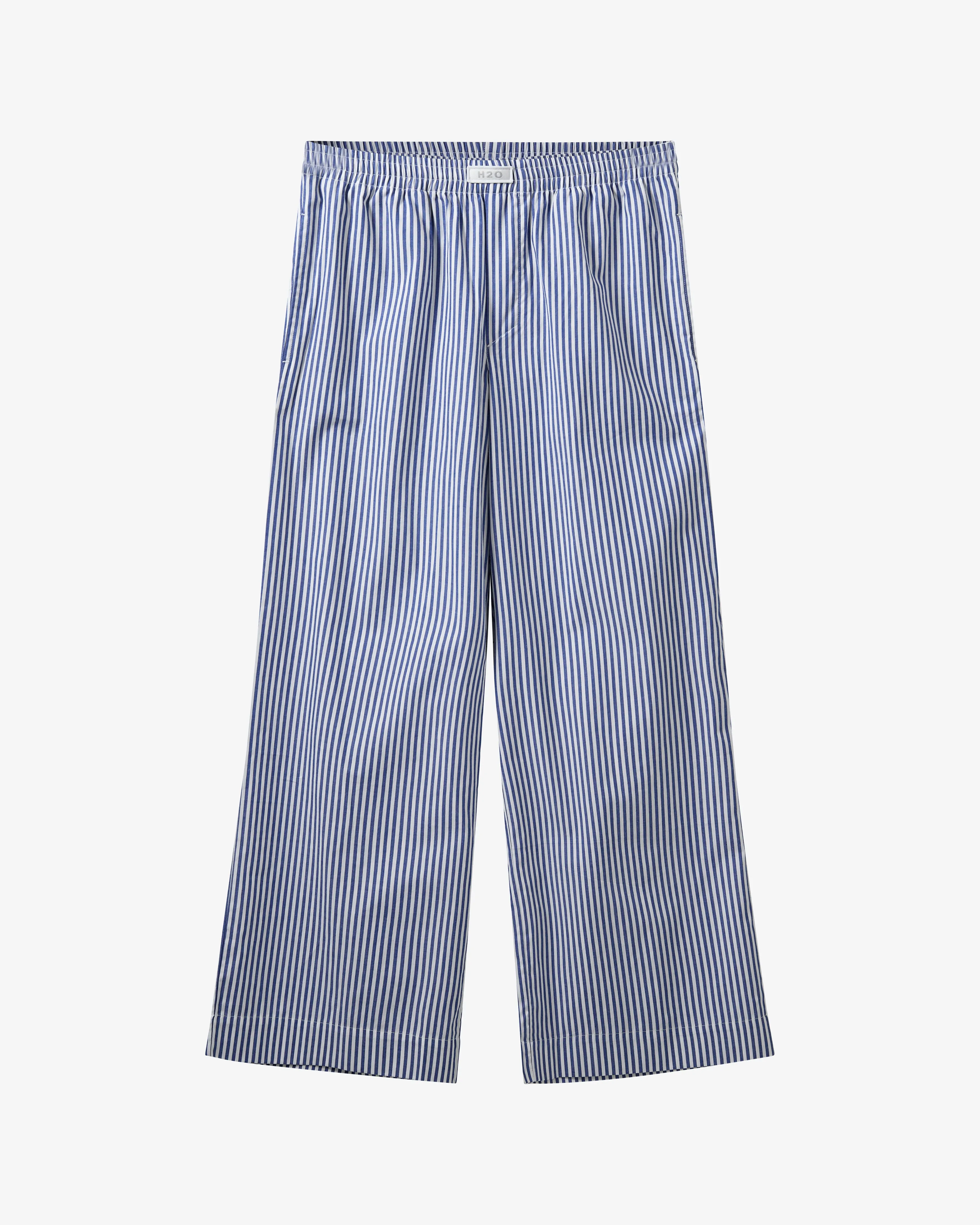 Rønne Pyjamas Pants - Blue/White Stripe