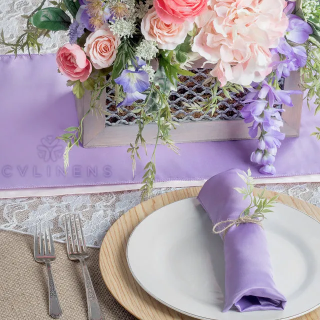 Satin Napkin 20"x20" - Lavender