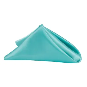 Satin Napkin 20"x20" - Light Turquoise