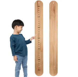 Store Wooden Ruler Height Chart For Kids - Growth Measurement For The Whole