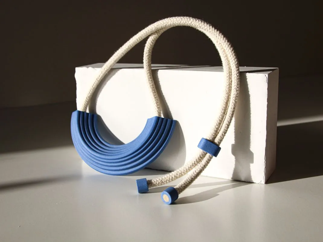 STUDIO MINÉRAL - COLLIER ECH - COBALT MEDIUM