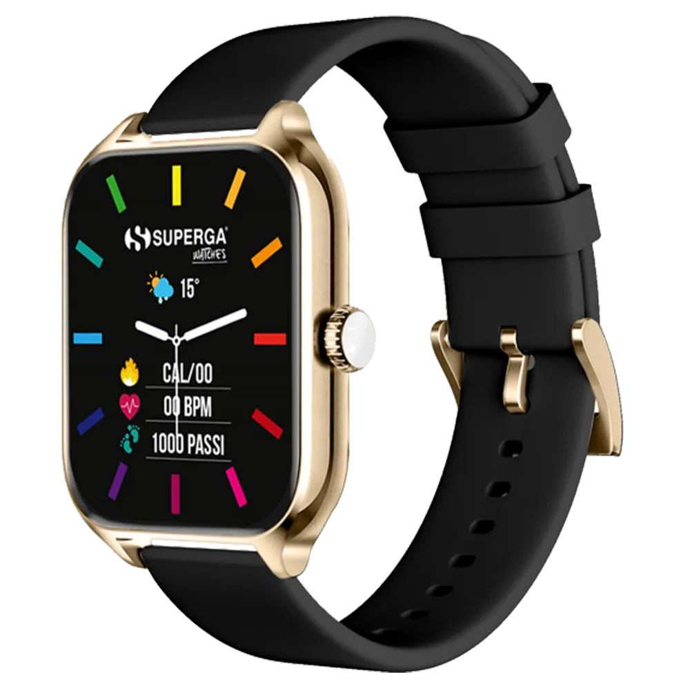 Superga Winner Smartwatch Oro e Nero