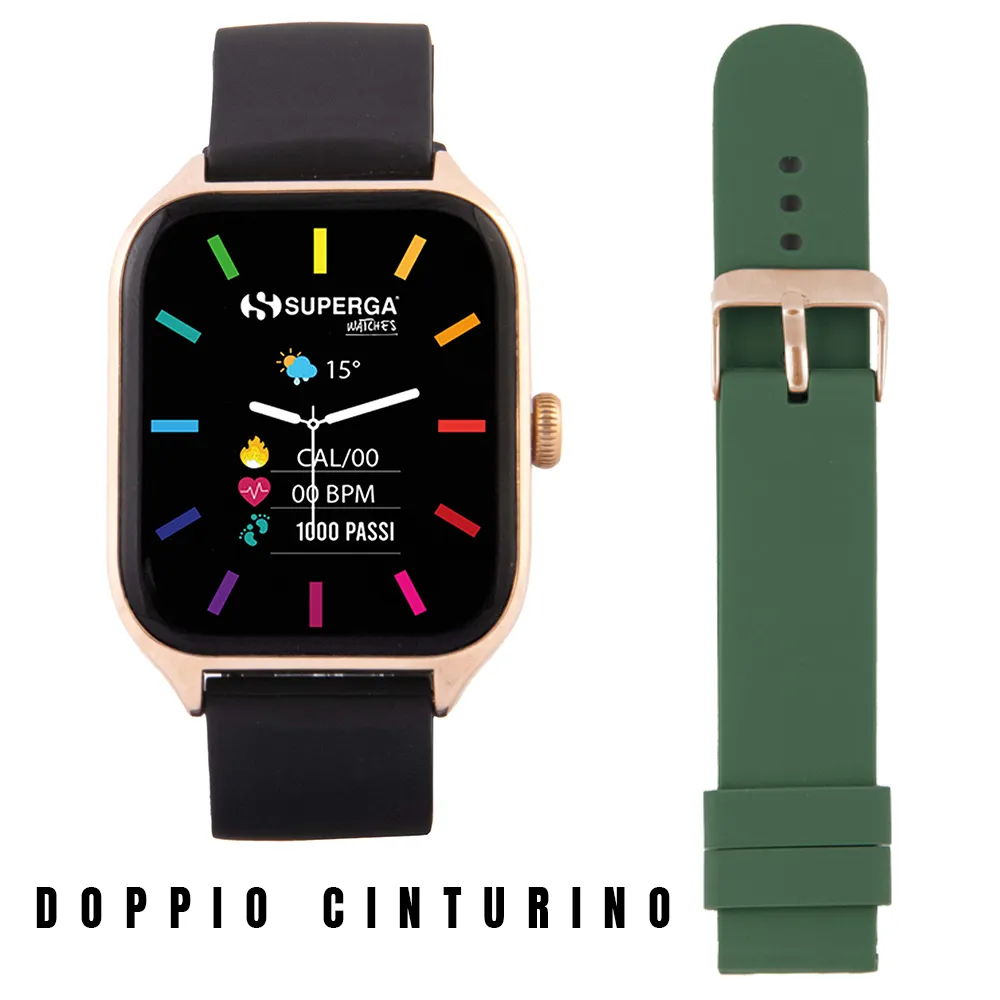 Superga Winner Smartwatch Oro e Nero