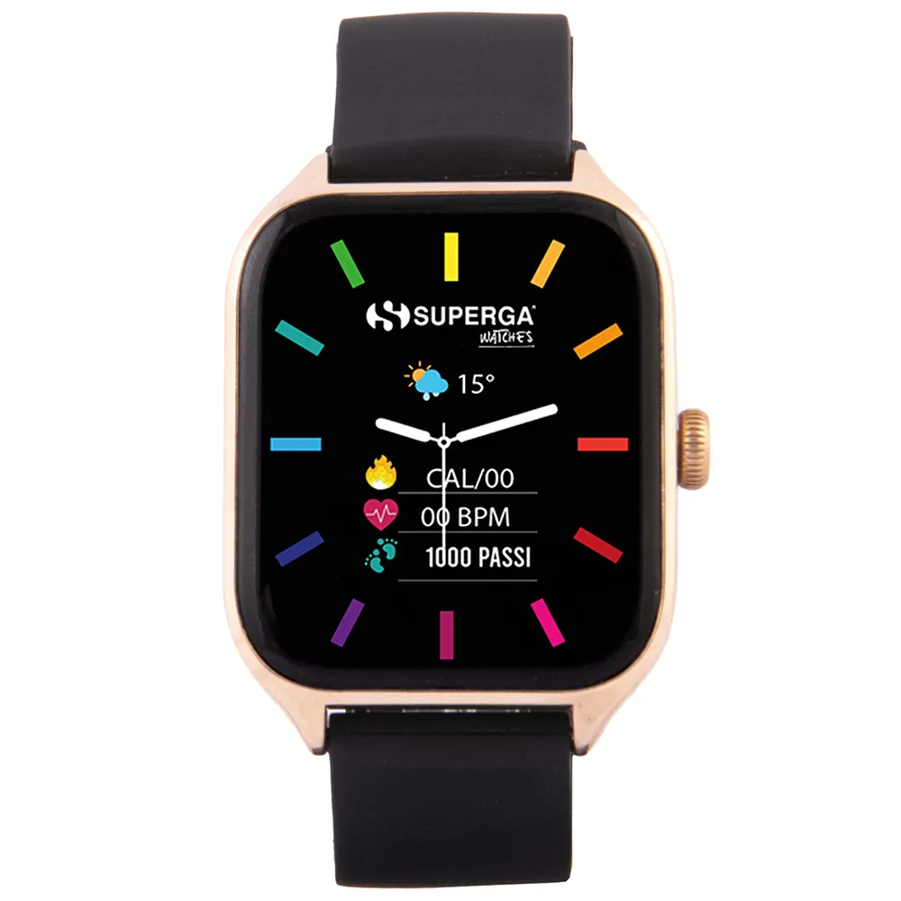 Superga Winner Smartwatch Oro e Nero