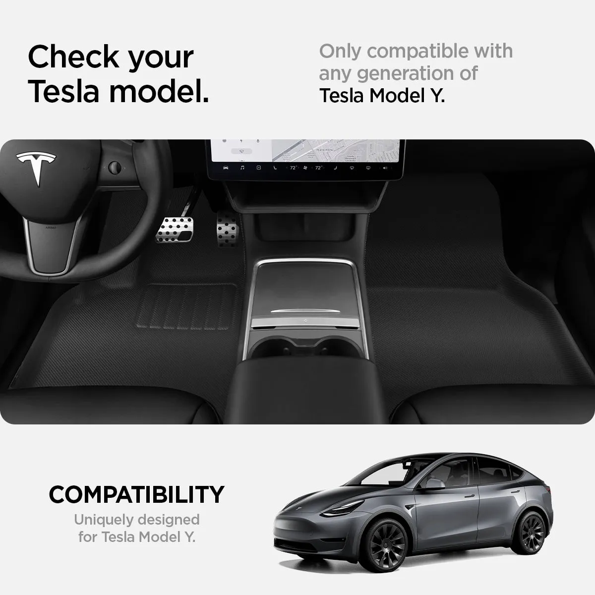 Tesla Model Y - WeatherBloc Floor Mat | TLF-Y