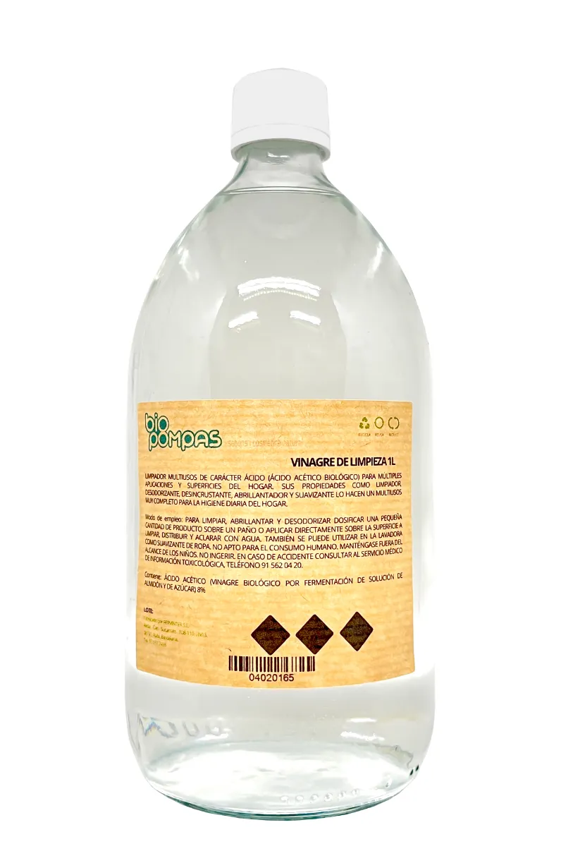 Vinagre de limpieza 1 L - Bio Pompas